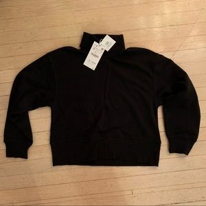 NWT Zara black turtleneck pullover. Size Small.